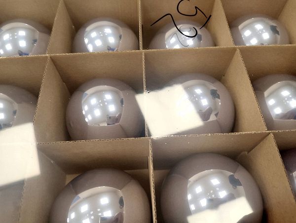 Шар елочный стекл. 8 см, [52]